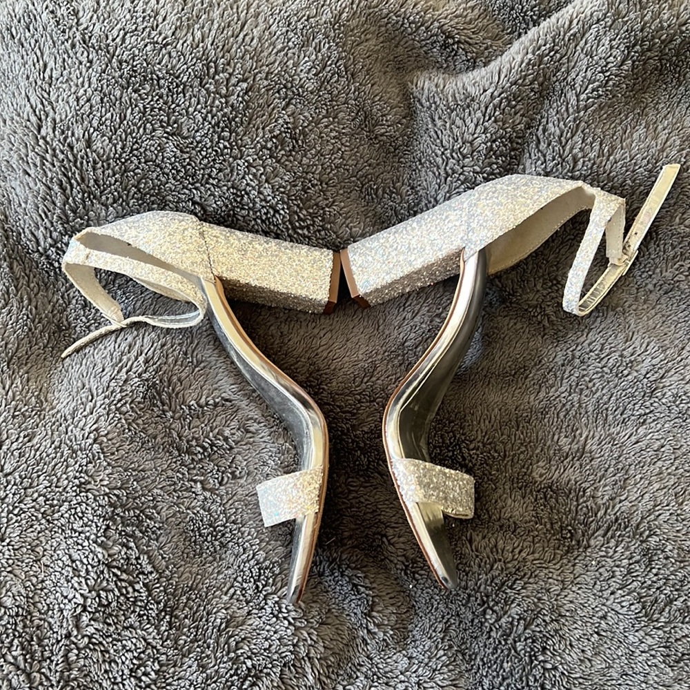 Sparkly Block Sandal - image 6